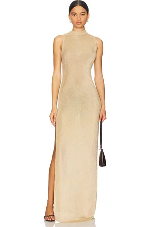 SER.O.YA Vestido henne en color oro metálico talla L en - Metallic Gold. Talla L (también en M, S, XL, XS, XXS).