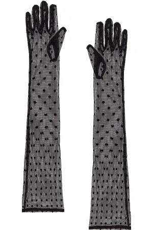 Kiki de Montparnasse Guantes merci en color talla XS/S en - Black. Talla XS/S (también en ).