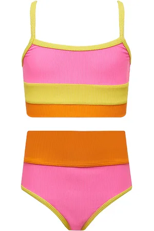 Beach Riot Conjunto bikini little eva & emmy en color rosado talla 2 en - Pink. Talla 2 (también en 3/4, 5/6).