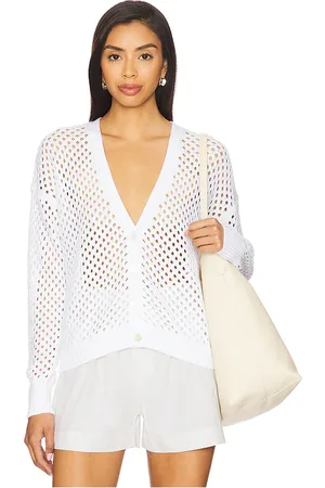 AUTUMN CASHMERE Cárdigan en color ivory talla L en - Ivory. Talla L (también en M, S, XS).