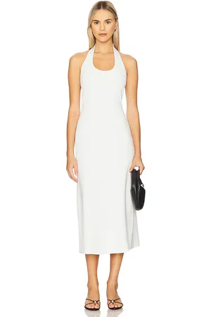 Nialaya Vestido midi tamia en color talla L en - White. Talla L (también en M, S, XL, XS).