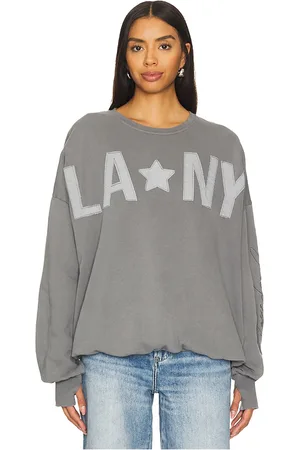 The Laundry Room Sudadera big star en la and ny en color gris talla M en - Grey. Talla M (también en S, XL, XS).