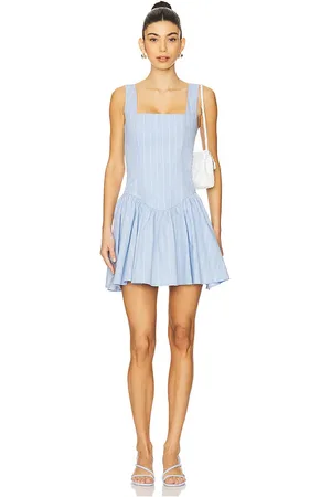 WeWoreWhat Minivestido dress en color azul talla 0 en - Blue. Talla 0 (también en 00, 10, 12, 14, 2, 4, 6, 8).