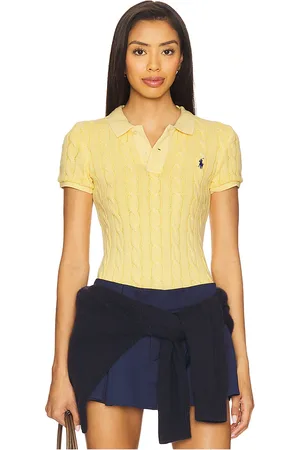 Ralph Lauren Short sleeve polo en color amarillo talla L en - Yellow. Talla L (también en M, S, XL, XS).