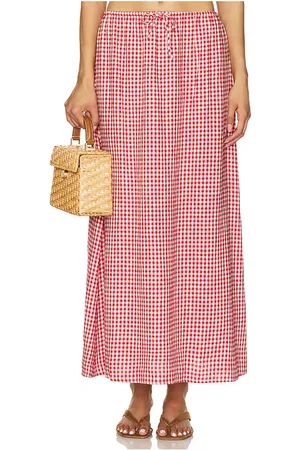 WeWoreWhat Falda maxi skirt en color rojo talla L en - Red. Talla L (también en M, S, XL, XS).