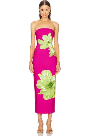 Michael Costello Vestido joselyn en color fucsia talla S en - Fuchsia. Talla S (también en XS, XXS).