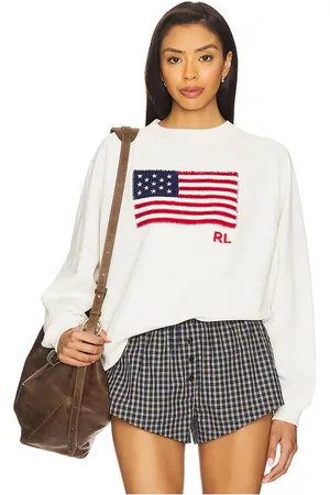 Ralph Lauren Sudadera deportiva cuello redondo en color ivory talla L en - Ivory. Talla L (también en M, S, XS).