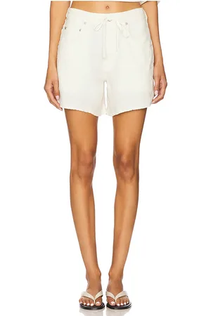 Citizens of Humanity Pantalón corto con cordón brynn en color ivory talla 23 en - Ivory. Talla 23 (también en 24, 25, 26