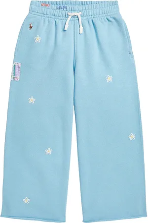 Ralph Lauren Pantalón deportivo de pierna ancha en color azul talla 2 en - Blue. Talla 2 (también en 3, 4, 5, 6).