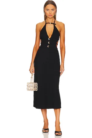 Cult Gaia Vestido punto evaleigh en color talla L en - Black. Talla L (también en M, S, XS).