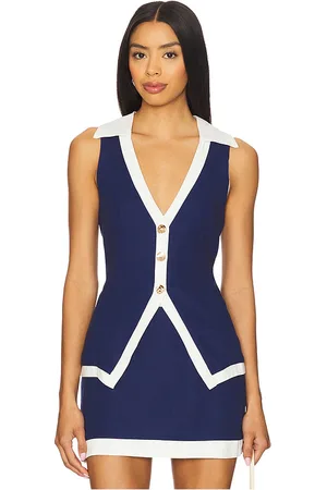 Show Me Your Mumu Top chaleco colby en color azul marino talla L en - Navy. Talla L (también en M, S, XL).