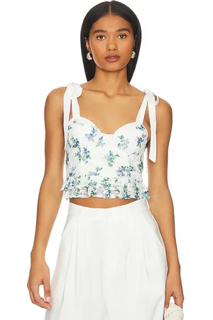 Lovers And Friends Edina top en color blanco talla L en - White. Talla L (también en M, S, XL, XS, XXS).