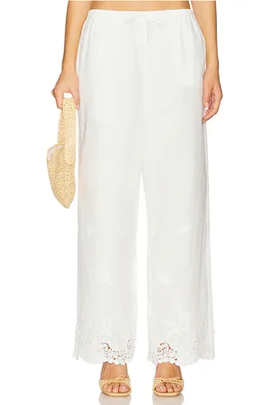 WeWoreWhat Pantalones con cordón en color talla L en - . Talla L (también en M, S, XL, XS, XXS).