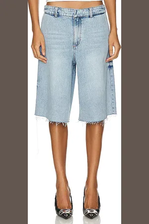 SER.O.YA Trelles short en color denim claro talla 27 en - Denim-Light. Talla 27 (también en 29, 32).