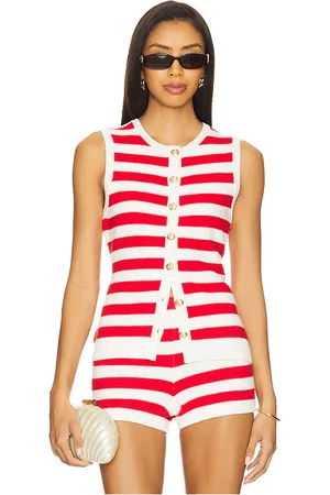 Show Me Your Mumu Camiseta tirantes devin en color rojo talla L en - Red. Talla L (también en M, S, XL, XS).