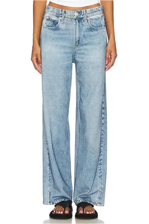 RAG&BONE Pantalón pierna ancha miramar en color denim claro talla L en - Denim-Light. Talla L (también en M, S).