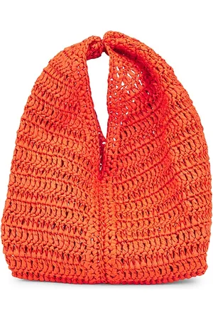 A.L.C. Bolso de rafia simone en color naranja talla all en - Orange. Talla all.