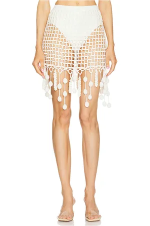 Cult Gaia Falda moki en color blanco talla L en - White. Talla L (también en M).