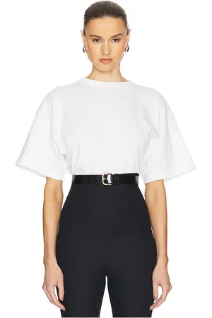 Helsa Camiseta waisted en color talla L en - White. Talla L (también en M, S, XL, XS, XXS).