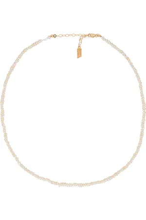 LOREN STEWART Gargantilla baby pearl en color blanco talla all en - White. Talla all.