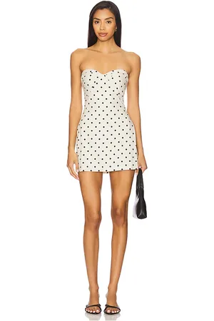 Amanda Uprichard Mameluco falda soho en color beige talla L en - Beige. Talla L (también en M, S, XL, XS).