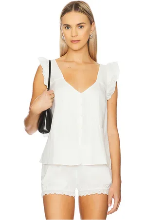 Sanctuary Top sin mangas top en color talla L en - White. Talla L (también en M, S, XL, XS, XXS).