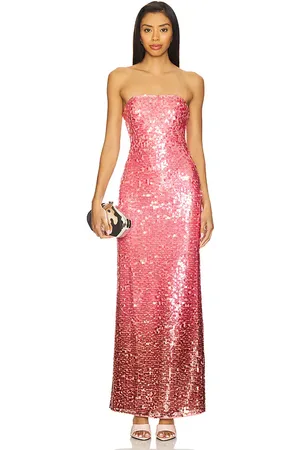 Simkhai Vestido largo leilani en color rosado talla 10 en - Pink. Talla 10 (también en 12, 4, 6, 8).