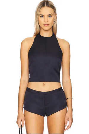 NakedVice Top halter reese en color talla L en - Navy. Talla L (también en M, S, XL, XS).