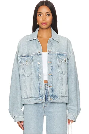 AGOLDE Chaqueta globo dalton en color denim claro talla M en - Denim-Light. Talla M (también en XL).