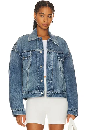GRLFRND Chaqueta christi en color denim claro talla XL en - Denim-Light. Talla XL (también en XXS).