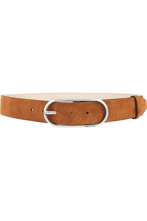RAG&BONE Cinturón rounded rebound en color marrón talla L en - Brown. Talla L (también en M, S, XS).