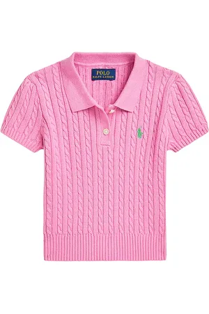 Ralph Lauren Mini polo de punto trenzado en color rosado talla 3 en - Pink. Talla 3 (también en 5).
