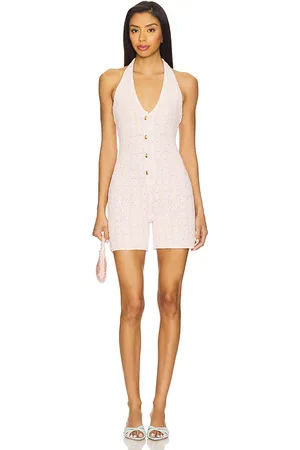 Asta Resort X revolve bianca romper en color rosado talla L en - Pink. Talla L (también en M, S, XL, XS).