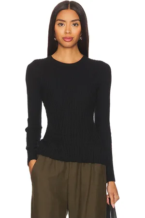 ENZA COSTA Camiseta manga larga en color talla S en - Black. Talla S (también en XS).