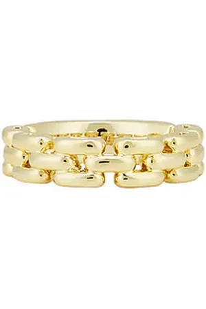 Shashi Anillo circular casa en color oro metálico talla 5 en - Metallic Gold. Talla 5 (también en 6, 7, 8).