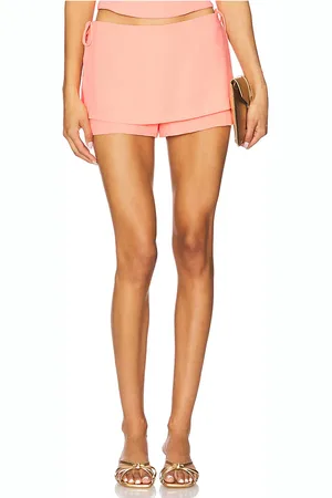 Amanda Uprichard Falda-pantalón deserae en color coral talla L en - Coral. Talla L (también en M, S, XL, XS).