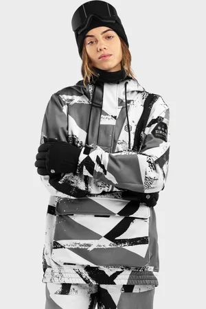 Siroko Chamarra de Nieve con Bolsillo Canguro para Mujer W3-W Rush