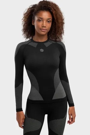 Siroko Playera de Compresión de Manga Larga para Mujer Drystone