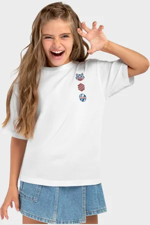 Siroko Playera de Manga Cort para Niñas Kitty-G