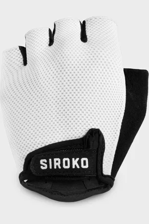 Siroko Guantes de Ciclismo Aero White