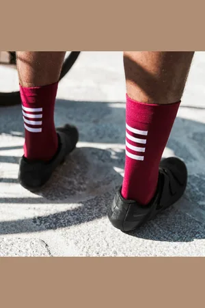 Siroko Calcetines de Ciclismo S1 Maroon Volata
