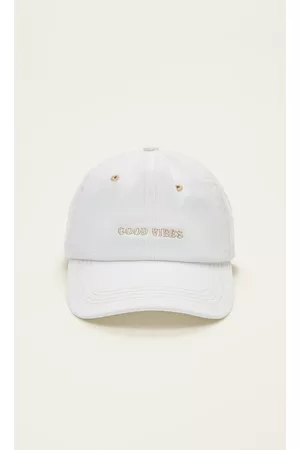 Stradivarius Mujer Gorras - Gorra Good Vibes Crudo