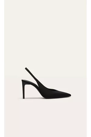 Stradivarius Mujer Zapatos de vestir - Zapatos Destalonados Tacón Negro