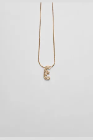 Stradivarius Collar inicial brillos OS