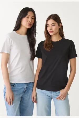 Stradivarius Pack 2 camisetas básicas regular fit cuello redondo 32