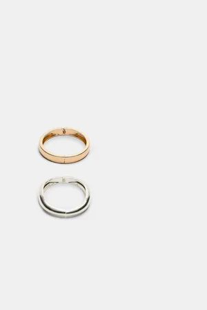 Stradivarius Set 2 pulseras rígidas OS