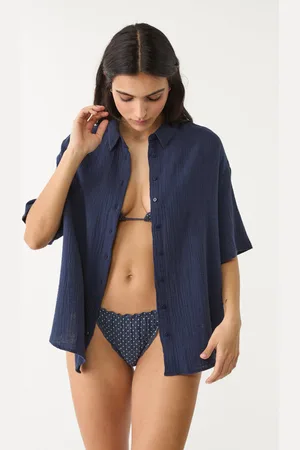 Stradivarius Camisa fluida algodón 26