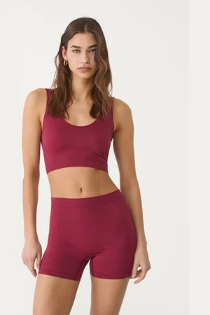 Stradivarius Top corto básico seamless 24
