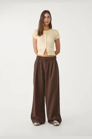 Stradivarius Pantalón super wide ajustable 34