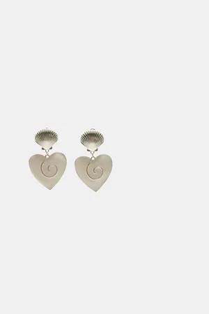 Stradivarius Pendiente corazón OS
